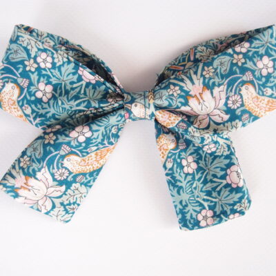 girl hair bow toddler bow liberty of London fabric handmade
