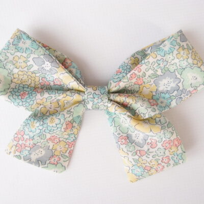 girl hair bow toddler baby bow liberty of London fabric handmade