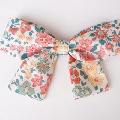 girl hair bow toddler baby bow liberty of London fabric handmade