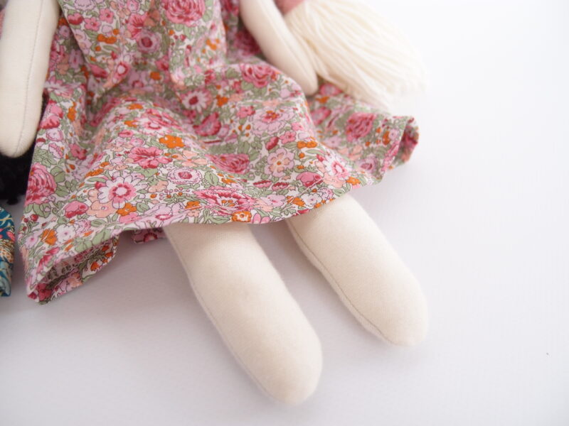 handmade doll soft cotton fabric