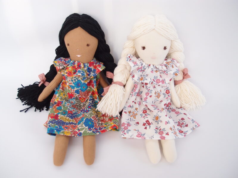 handmade dolls liberty of london fabrics