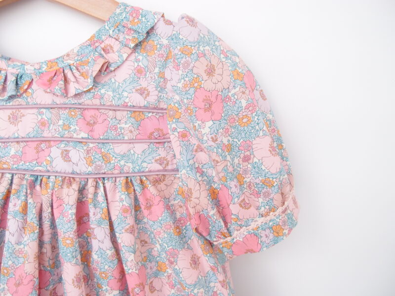 handmade baby dress liberty fabric