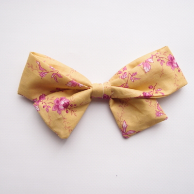 girl hair bow made with liberty of london cotton