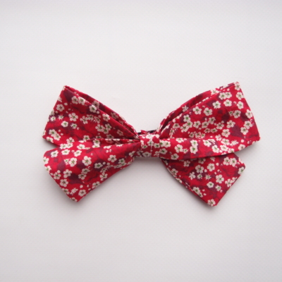 red christmas kid hair bow