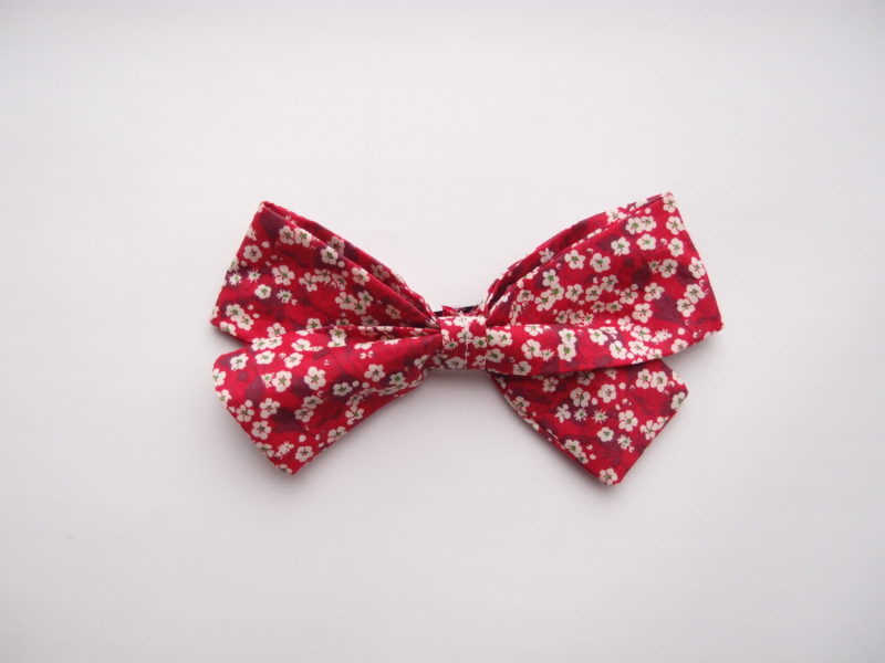 red christmas kid hair bow