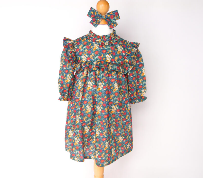 florence may liberty fabric dresses for girls